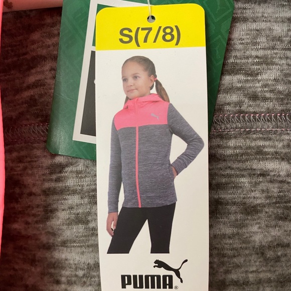 Puma Youth Fleece Hoodie, Size S-7/8, NWT - Picture 4 of 4